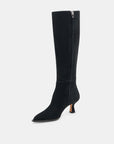 Auggie Onyx Suede Knee High Boots Dolce Vita 