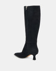 Auggie Onyx Suede Knee High Boots Dolce Vita 