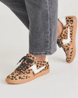 Notice Stitch Sneakers DK Leopard Calf Hair Sneakers Dolce Vita 