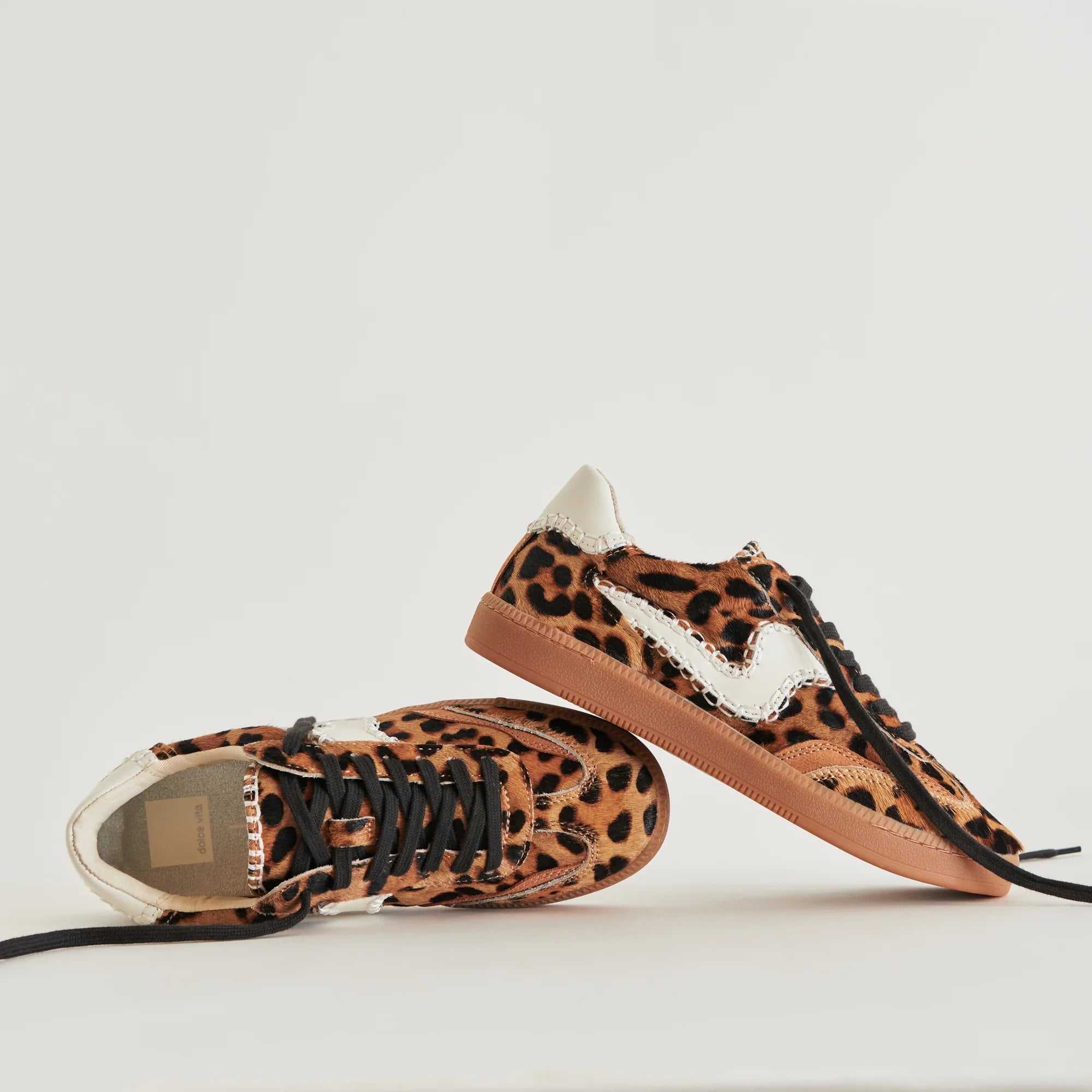 Notice Stitch Sneakers DK Leopard Calf Hair Sneakers Dolce Vita 