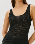 Donya Top Black Lace Tops - Tanks Rails 
