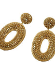 Odeya Earrings Gold Earrings Deepa Gurnani 