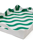 CASA C Scallop Tray Green Home Decor - Bowls, Trays & Vases Casa Carta 