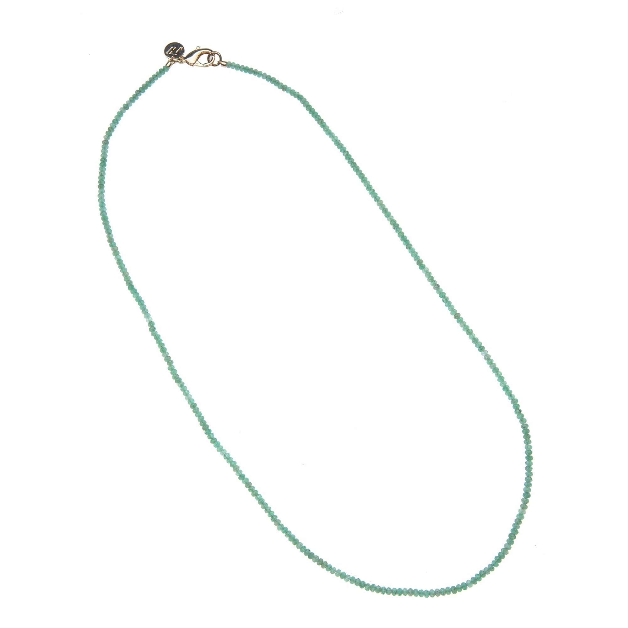 Double Wrap Diamond Cut Beaded Necklace Jade Necklaces Jane Win 