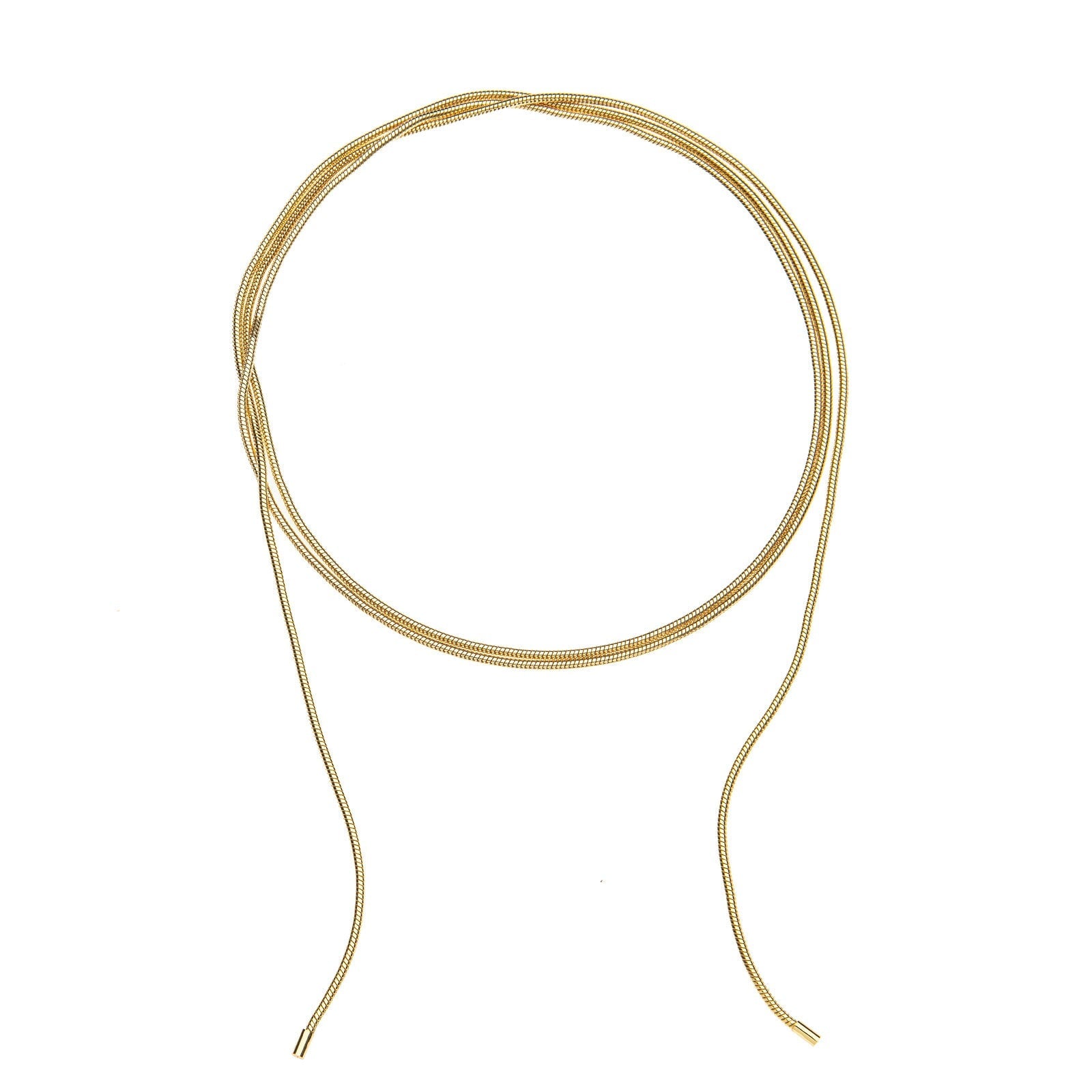 Double Wrap Snake Chain Necklace Necklaces Jane Win 