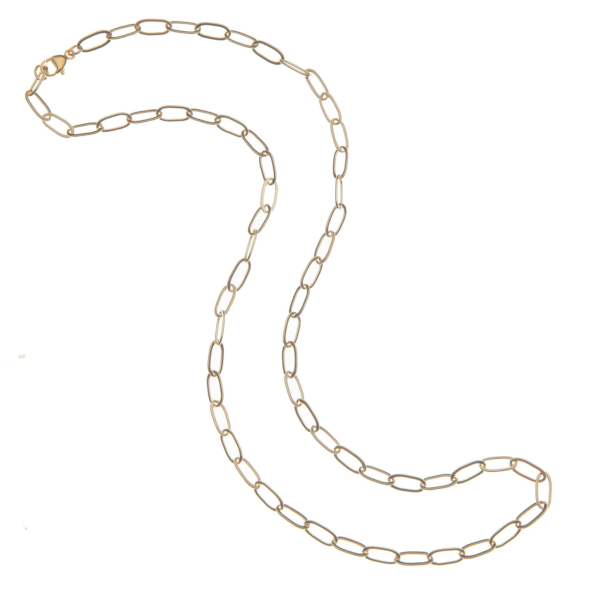 Protect Embellished Snake Green 18" Drawn Link Necklaces Jane Win 