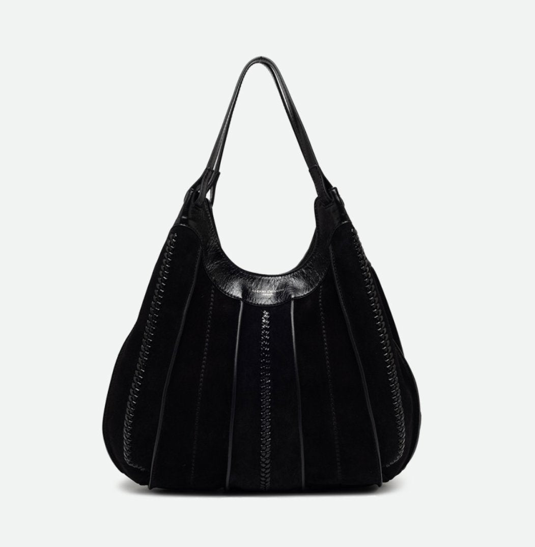 Dua Suede Nero Tote &amp; Satchel Gianni Chiarini 