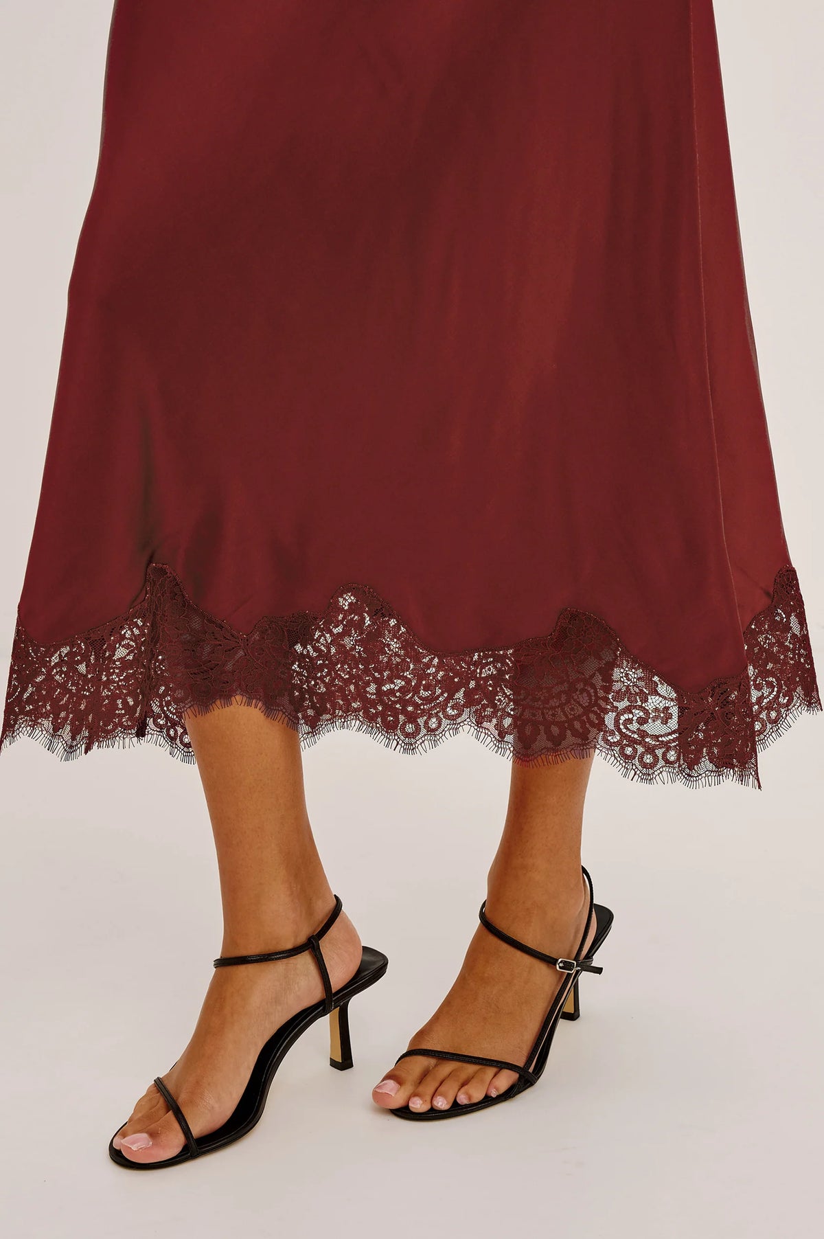 Ebony Skirt Crimson