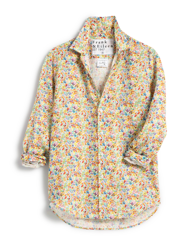 Eileen Relaxed Button Up Shirt Tiny Floral