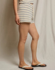 Summer Terry Short Stripe Cobalt Sugar Shorts perfectwhitetee 