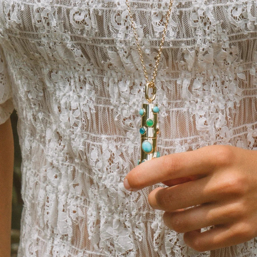 Elio Capsule Necklace Gold Necklaces Thatch 