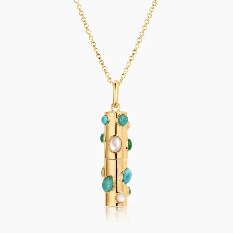 Elio Capsule Necklace Gold Necklaces Thatch 