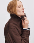Eliza Bomber Jacket Dark Brown Outerwear - Longsleeve rag & bone 