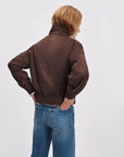 Eliza Bomber Jacket Dark Brown Outerwear - Longsleeve rag & bone 