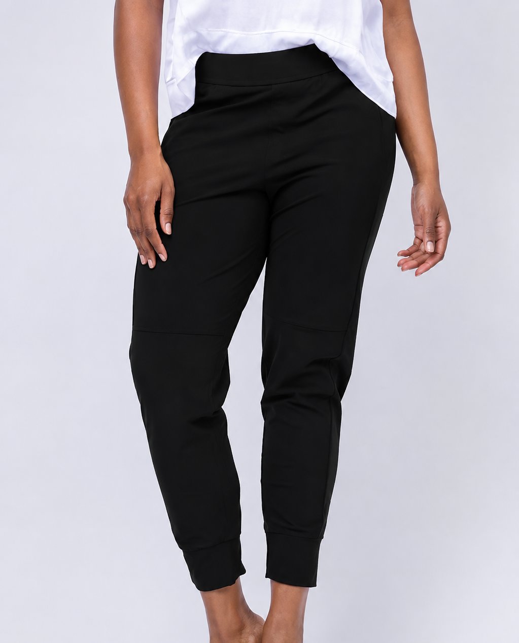 Prime Time Jogger Black Pants - Trousers Elliott Lauren 
