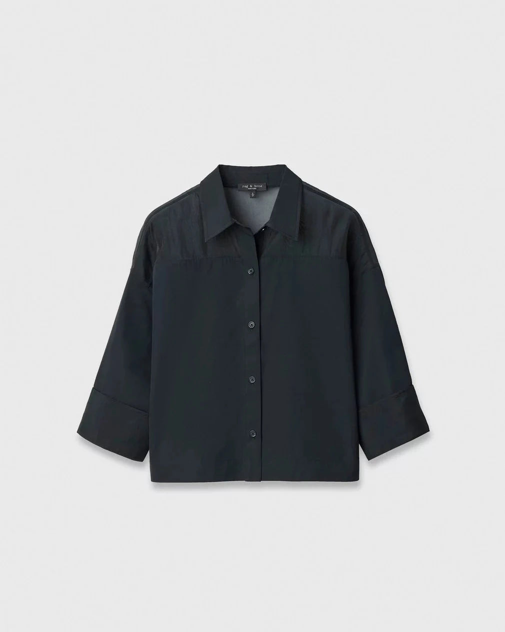 Elly Shirt Black Tops - Blouses rag & bone 