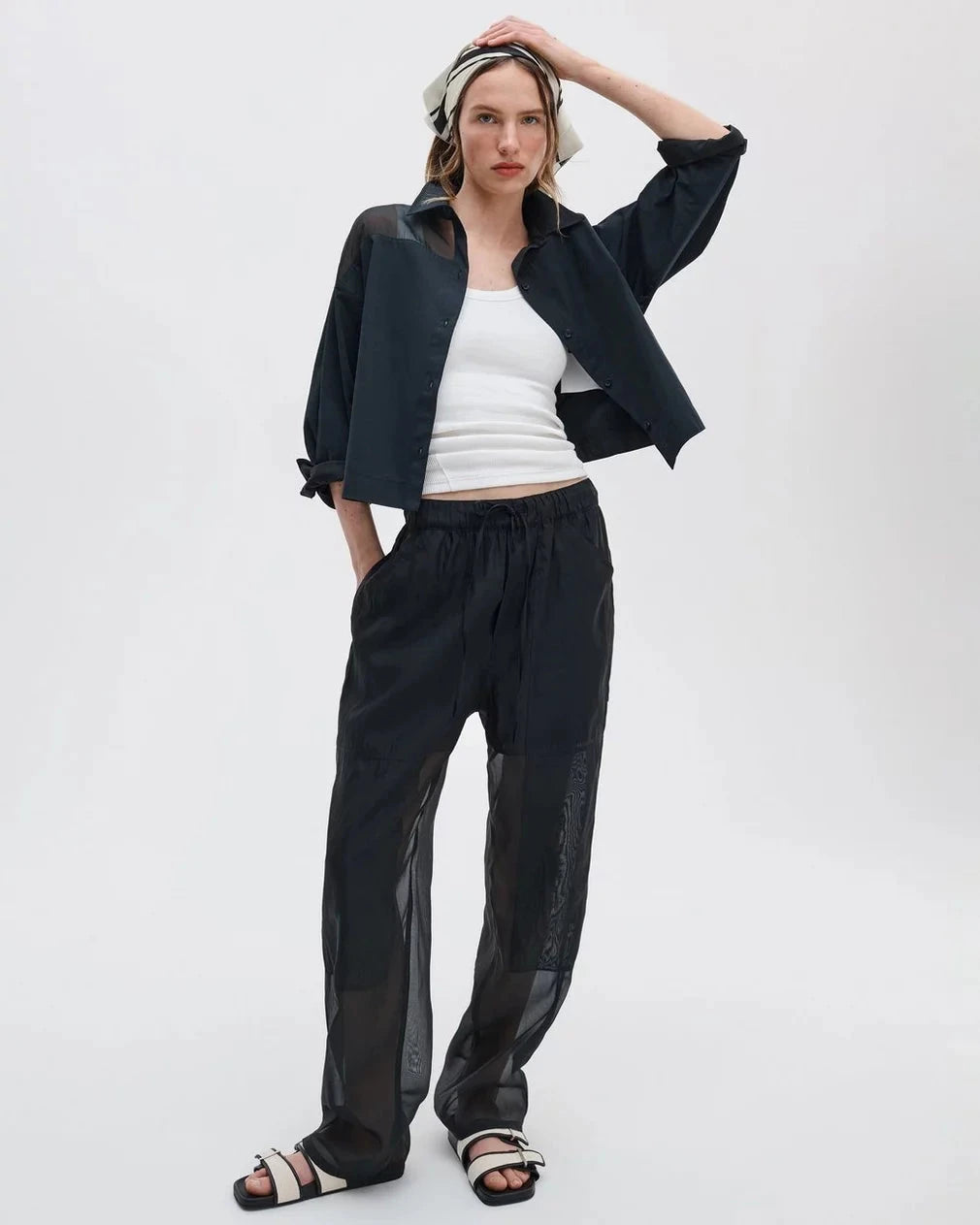 Elly Shirt Black Tops - Blouses rag & bone 