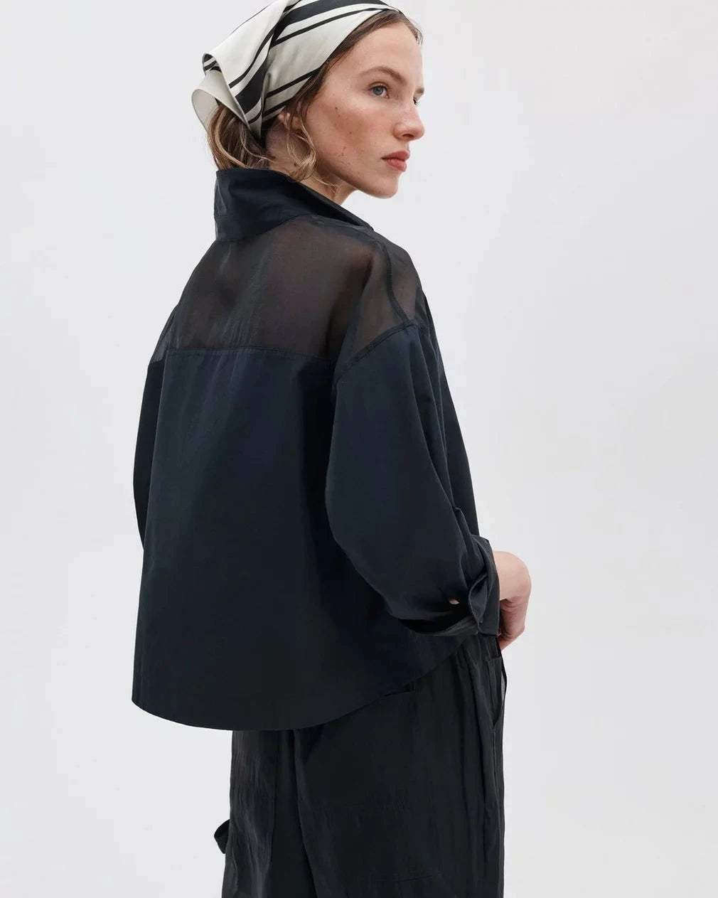 Elly Shirt Black Tops - Blouses rag & bone 