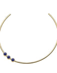 Embellished Neck Cuff in Lapis