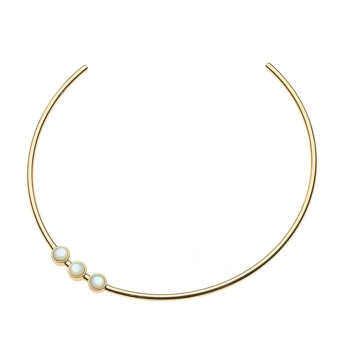 Embellished Neck Cuff Mother of Pearl Necklaces Jane Win 