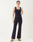 City Bootcut Pants Navy
