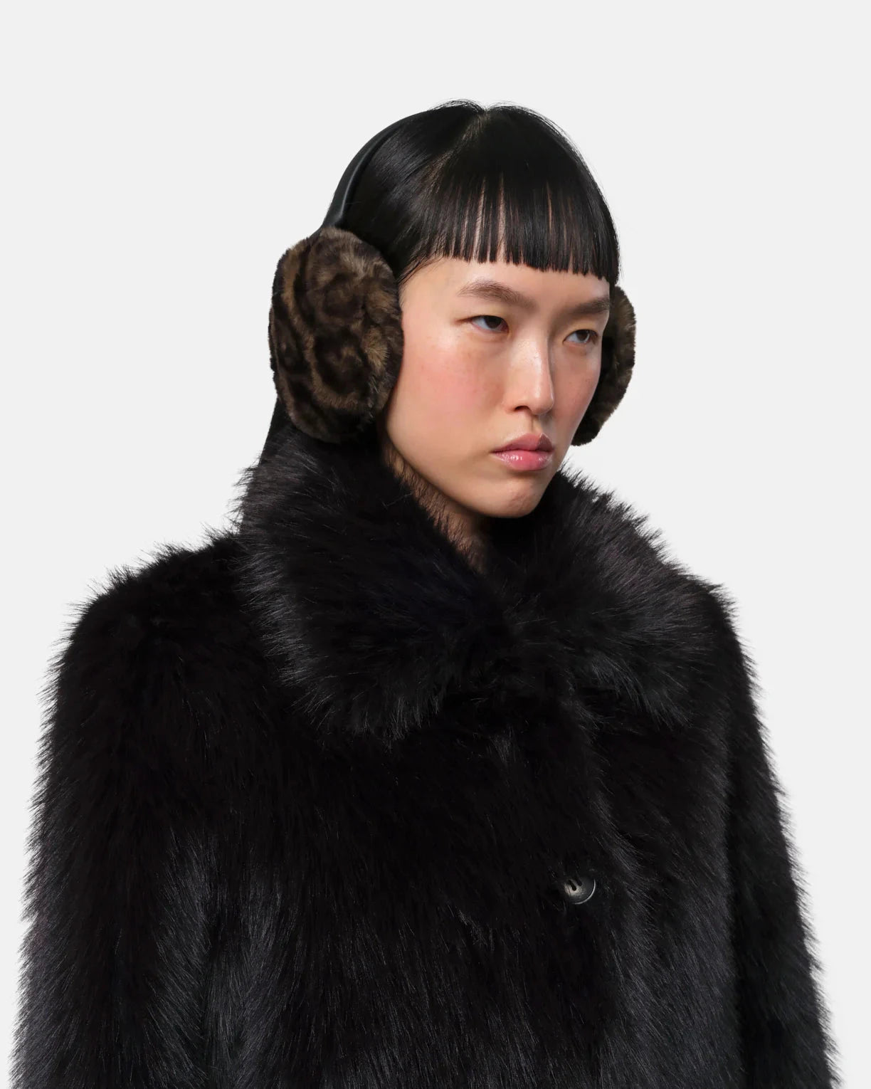 Esme Earmuffs Dark Leopard Hats Apparis 