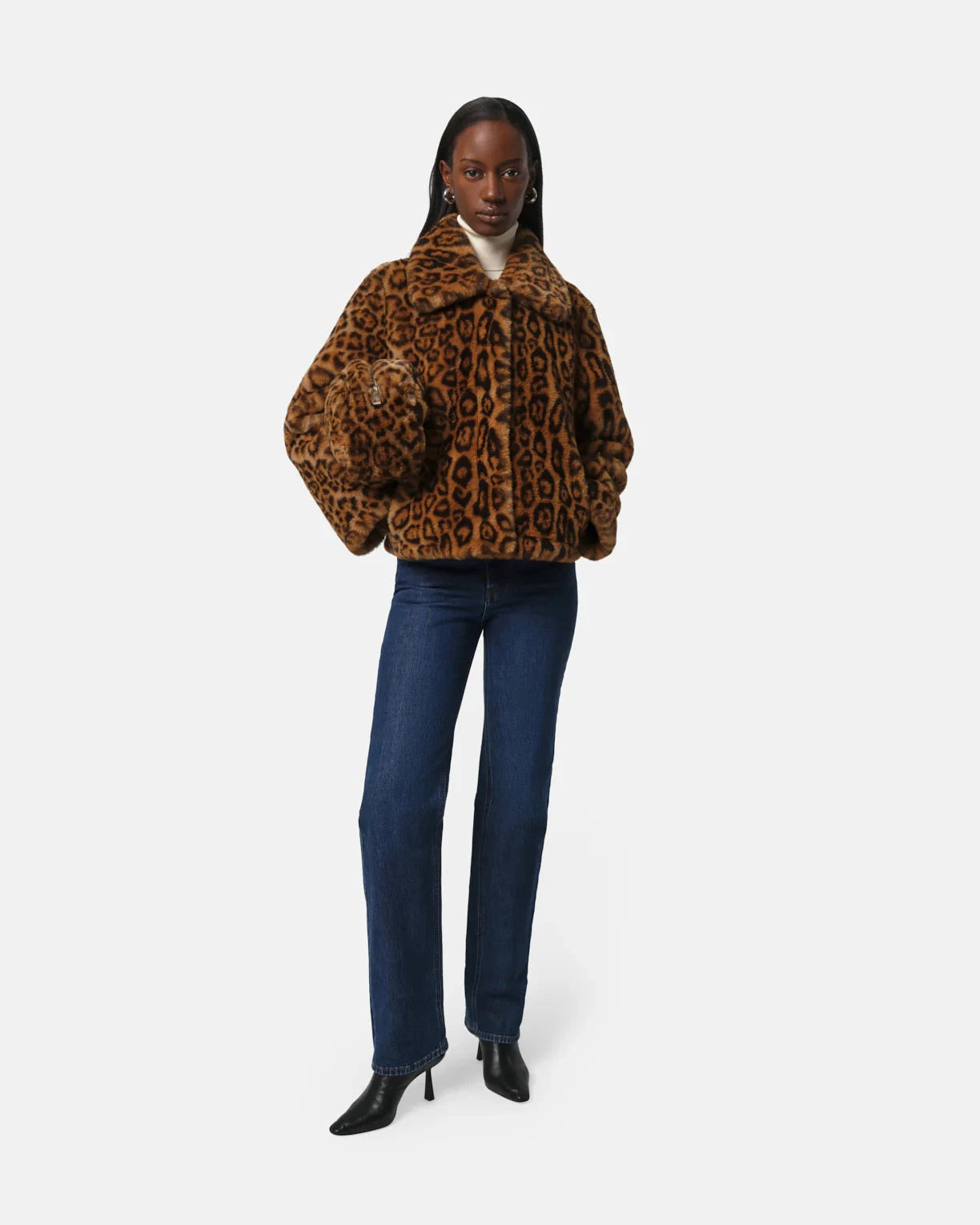 Jumbo Noor Pochette Leopard Clutch Apparis 