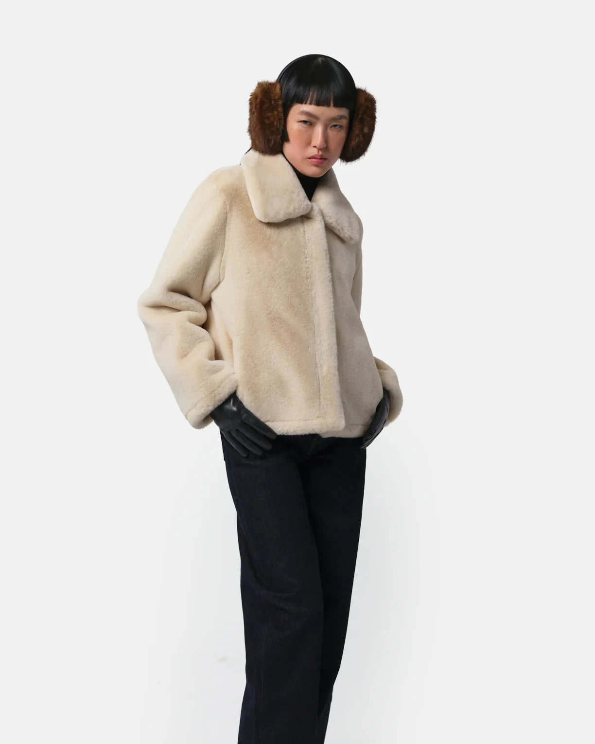 Elis Coat Latte Outerwear - Longsleeve Apparis 