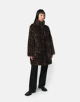 Blair Coat Dark Leopard Outerwear - Longsleeve Apparis 