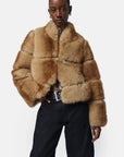 Sai Coat Blonde Mink Outerwear - Longsleeve Apparis 