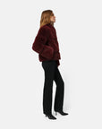 Sai Sable Coat Merlot Outerwear - Longsleeve Apparis 