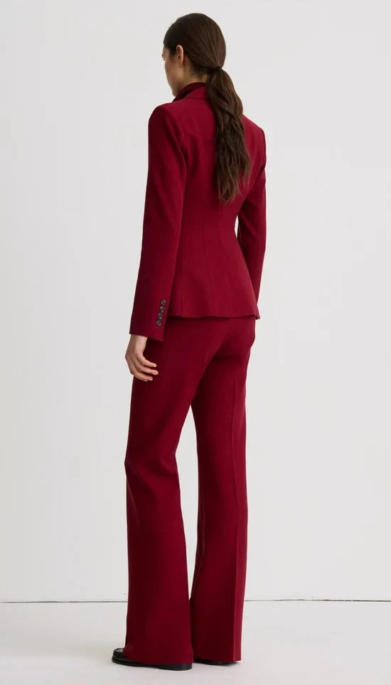Seamed Blazer Garnet Fleck Jackets - Blazers Smythe 