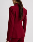 Seamed Blazer Garnet Fleck Jackets - Blazers Smythe 