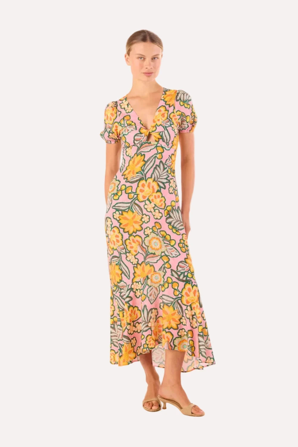 Amara Dress Desert Flower Dresses - Midi Misa 