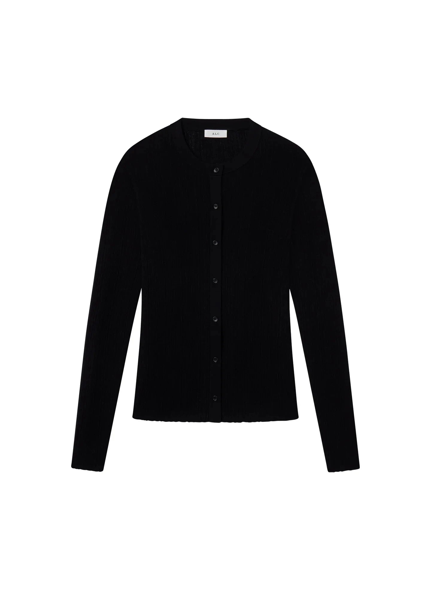 Fisher Cardigan Black Sweater - Cardigans A.L.C 