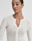 Fisher Cardigan White Sweater - Cardigans A.L.C 