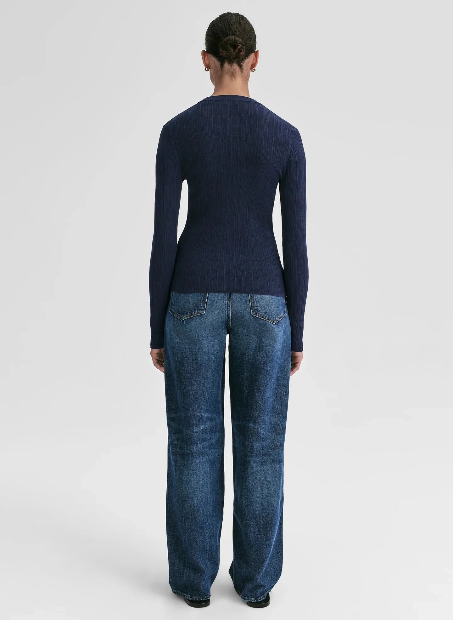 Fisher Cardigan Navy Sweater - Cardigans A.L.C 