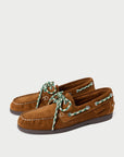 Franco Suede Boat Shoe Cacao Flats - Loafer Loeffler Randall 