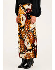 Borbofly Jersey Midi Skirt Multicolor Skirts - Midi Farm Rio 