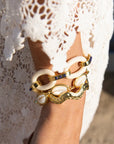 Stacking Squiggle Cuff Bracelets ASHA 