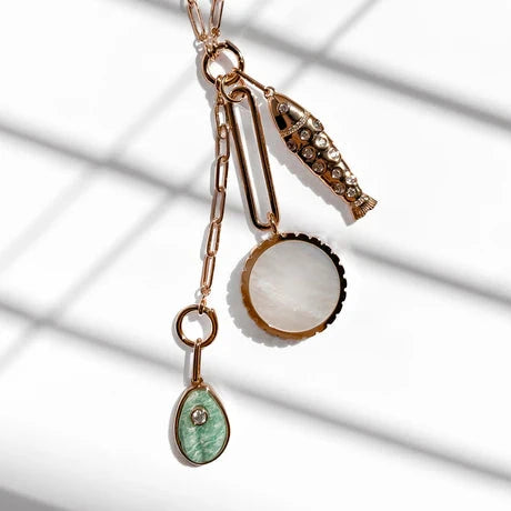 Finn Paperclip Lariat Necklace Extender Jewelry Thatch 