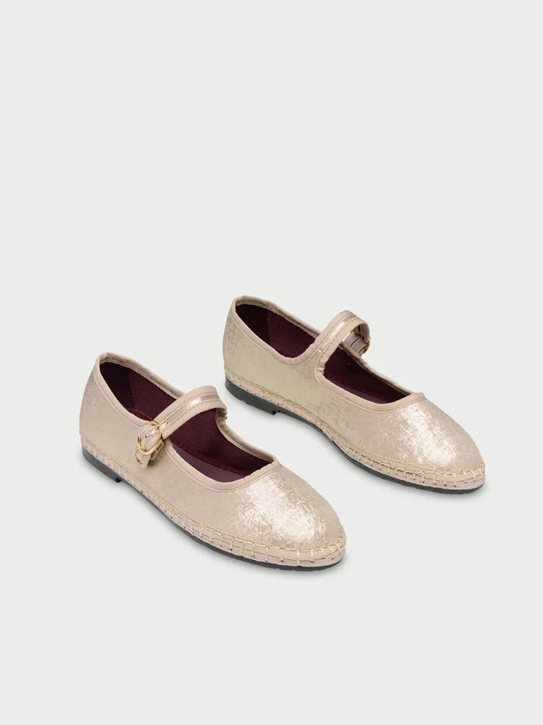 Mary Jane Flor Sandals - Flat Sandals Flabelus 