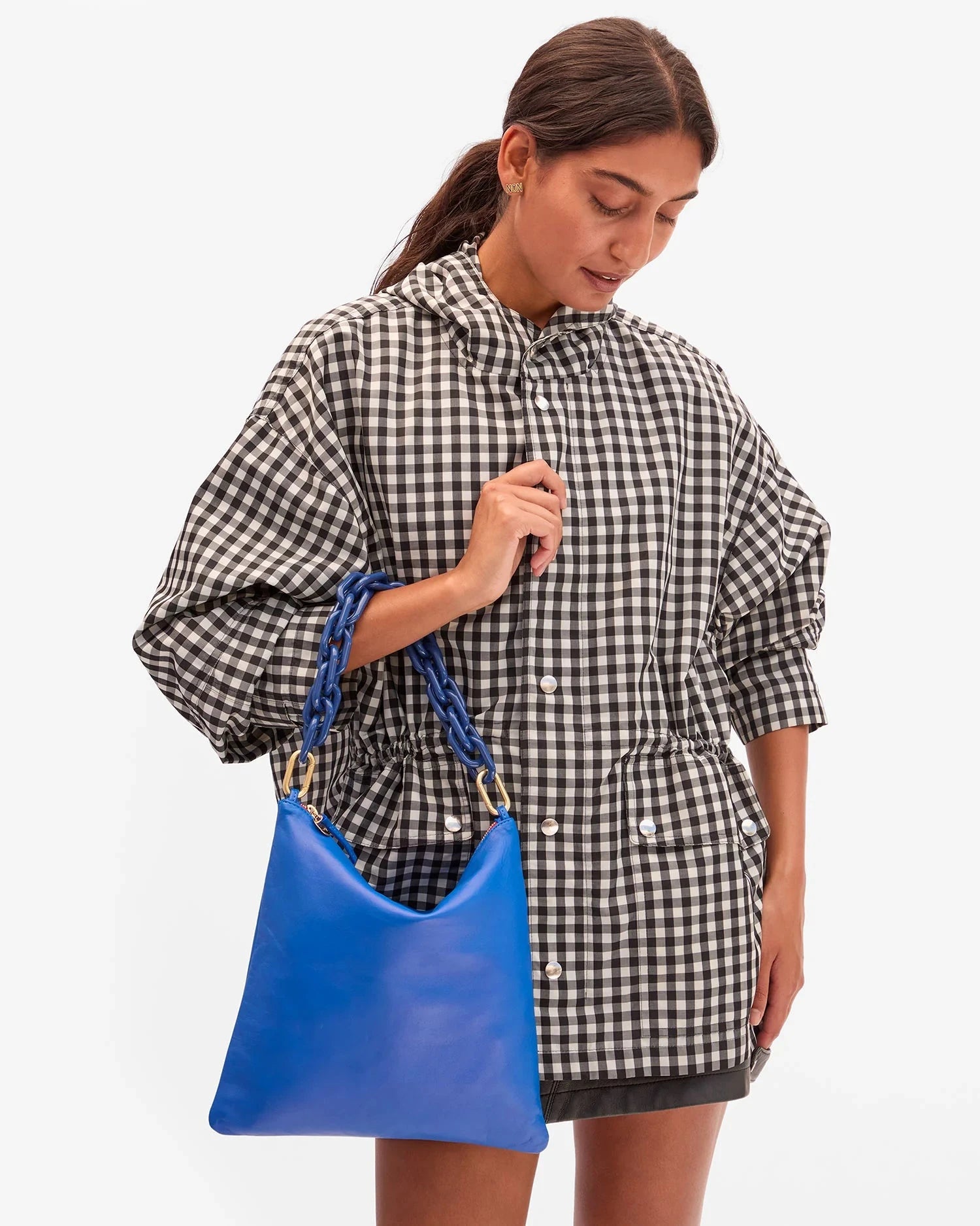 Shortie Strap Resin French Blue Straps Clare V. 