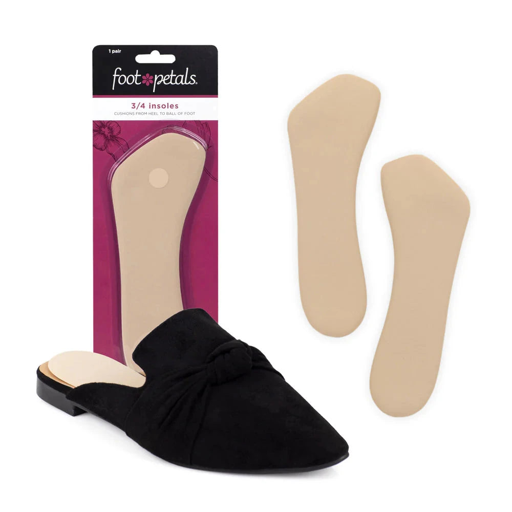 3/4 Insert Cushions Khaki Socks Foot Petals 