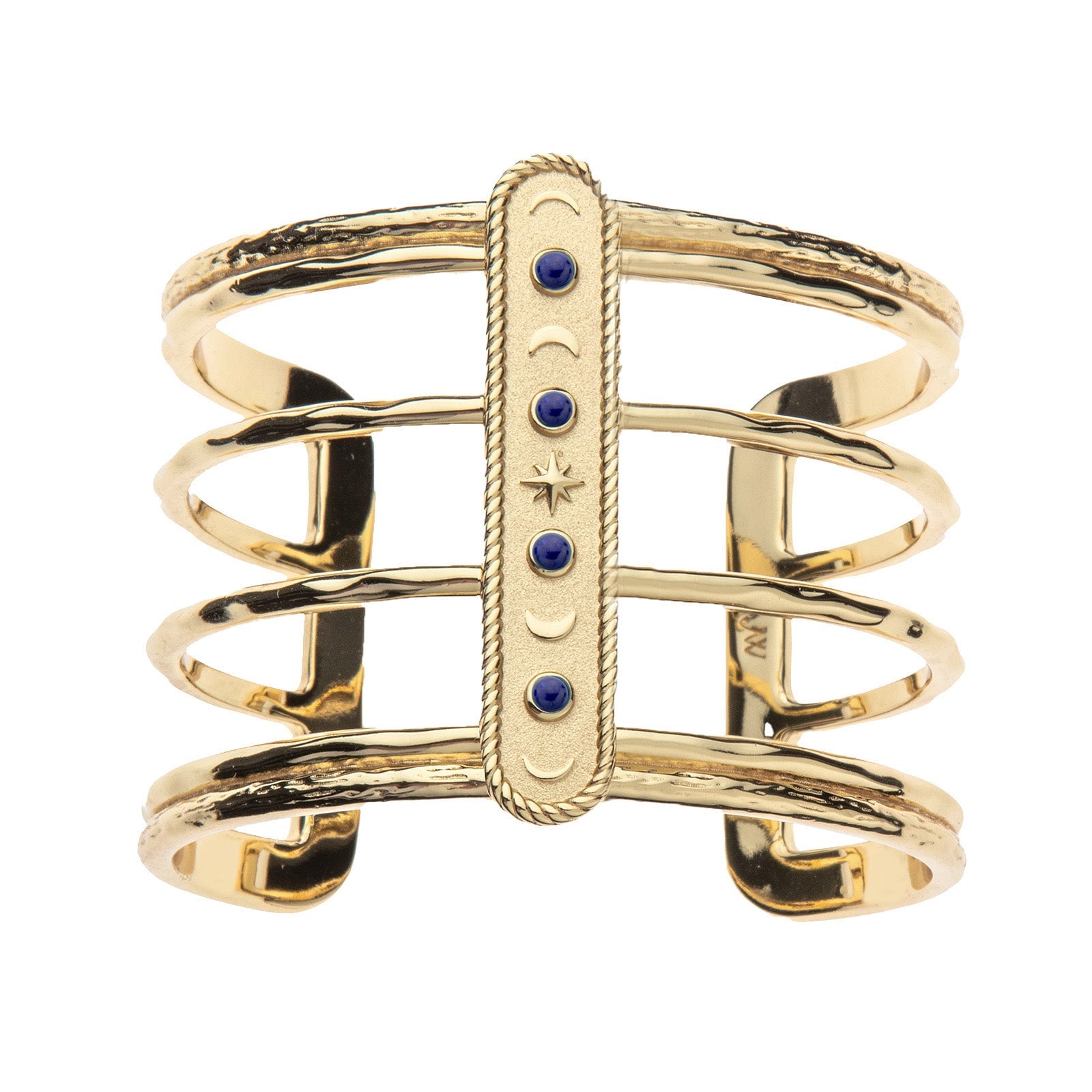 Forever Eclipse Cuff with Lapis Stone Bracelets Jane Win 