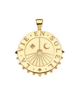 Forever La Vie En Soleil Carved Mother of Pearl Stone Pendant Necklaces Jane Win 