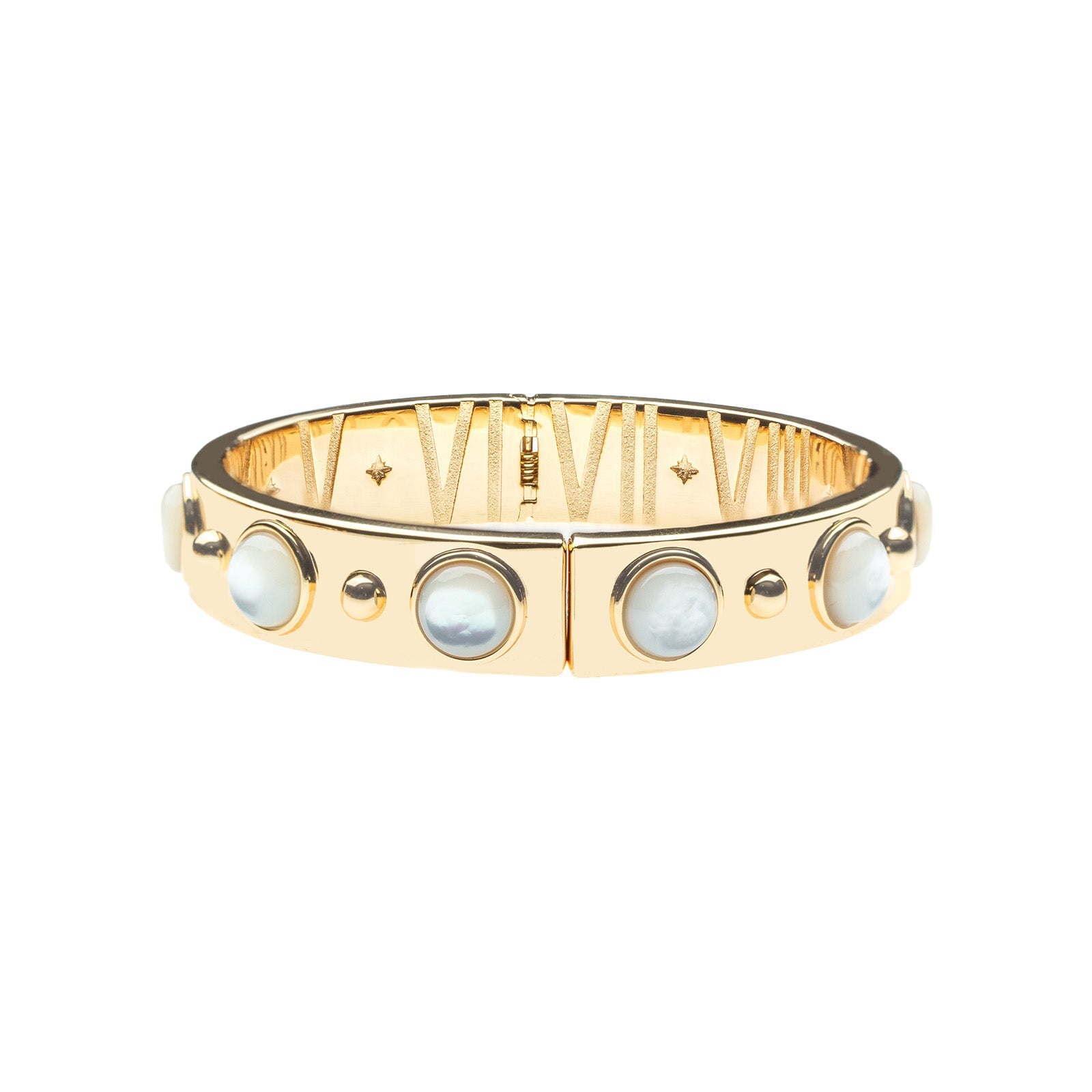 Forever Through All Time Cuff Mother of Pearl Bracelets Jane Win 