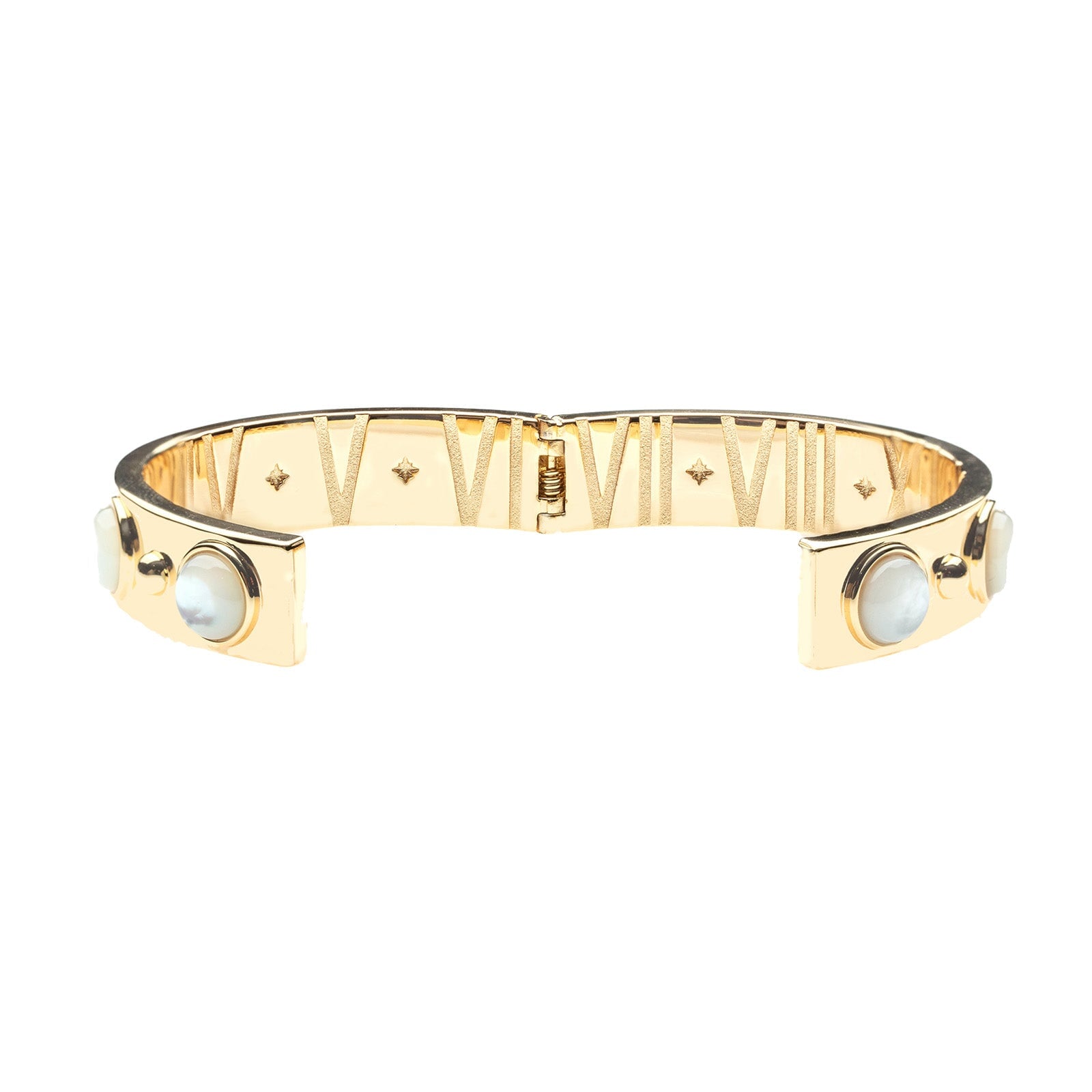 Forever Through All Time Cuff Mother of Pearl Bracelets Jane Win 