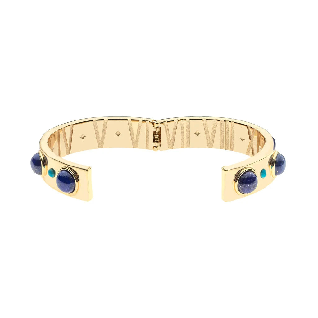 Forever Through All Time Cuff in Celestial Blue Bracelets Jane Win 