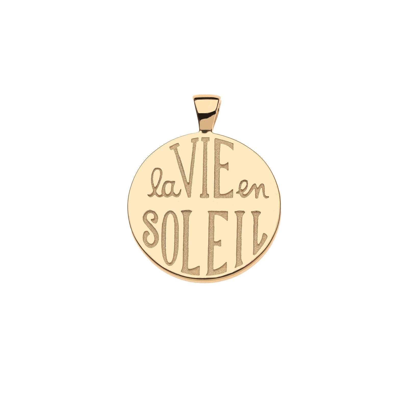 Forever Under the Sun Stone Stone Pendant 16-18" Classic Rolo
